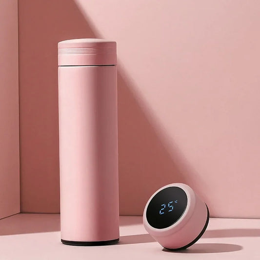 Cortex Smart Thermos Bottle – 500ml Stainless Steel, LED Temperature Display, Leakproof Vacuum Flask