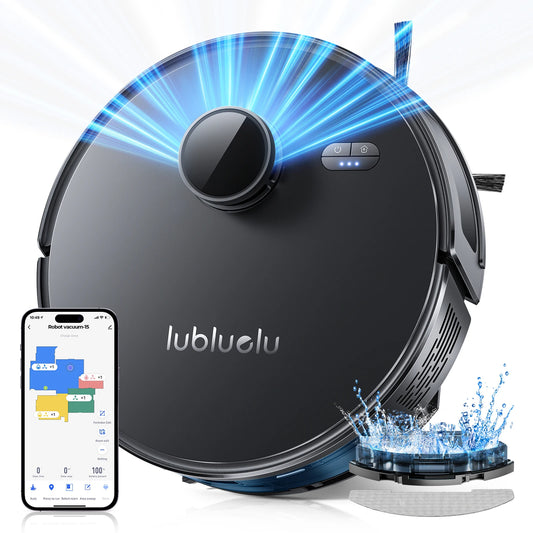 🤖 Cortex L15 Robot Vacuum & Mop Combo – 5000Pa Suction, Smart Mapping, 3-in-1 Cleaning